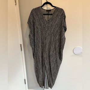 Hatch The Riviera Dress Black One Size Maternity Maxi Caftan Special Occasion